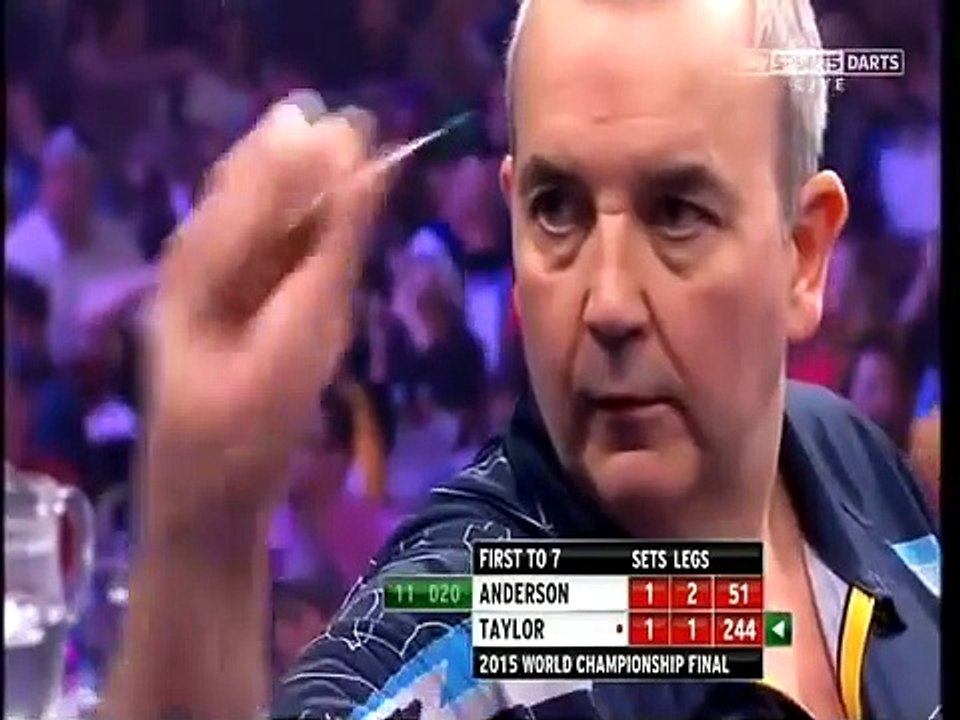 PDC World Darts Championship Final 2015 - Gary Anderson vs Phil Taylor  2of4