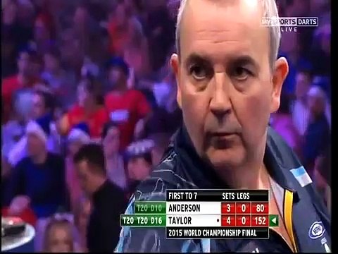 PDC World Darts Championship Final 2015 - Gary Anderson vs Phil Taylor 3of4