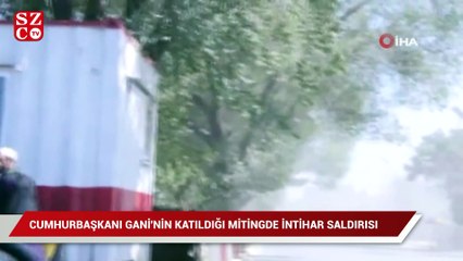 Cumhurbaşkanı Gani’nin katıldığı mitingde intihar saldırısı