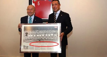 Ali Koç'un hediyesi çok konuşulmuştu! TFF bu kareye sitede yer vermedi