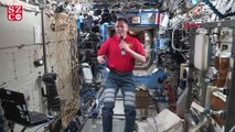 Ünlü aktör Brad Pitt, uzaydaki astronot ile röportaj yaptı