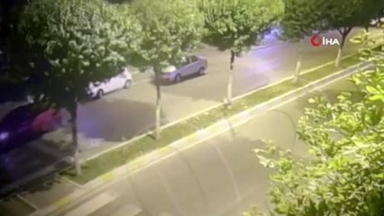 Önce drift yaptı, kaçarken düşüp polise yakalandı