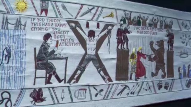 Une exposition présente Game of Thrones sous le prisme d'une tapisserie