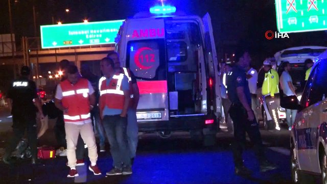 TEM’de yolun karşısına geçmeye çalışan kadına otomobil çarptı: 1 ölü