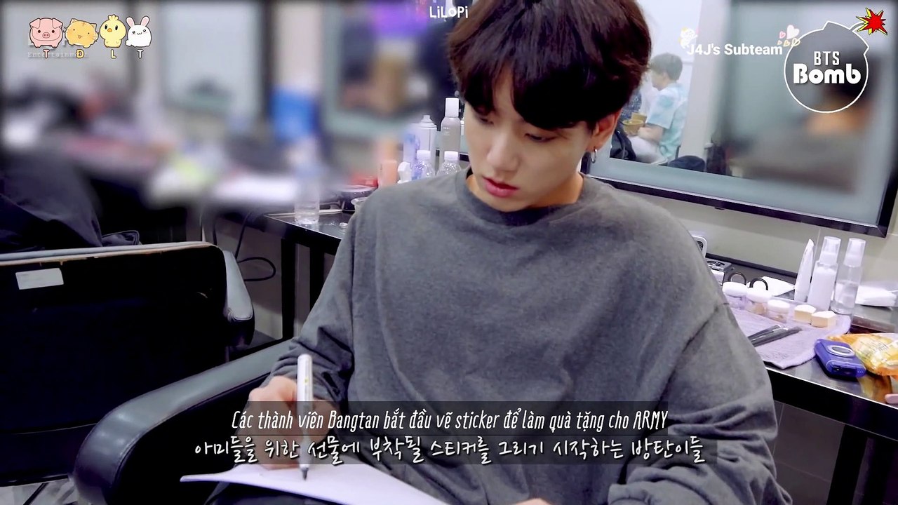 [BANGTAN BOMB] Making stickers for ARMY - BTS (방탄소년단)