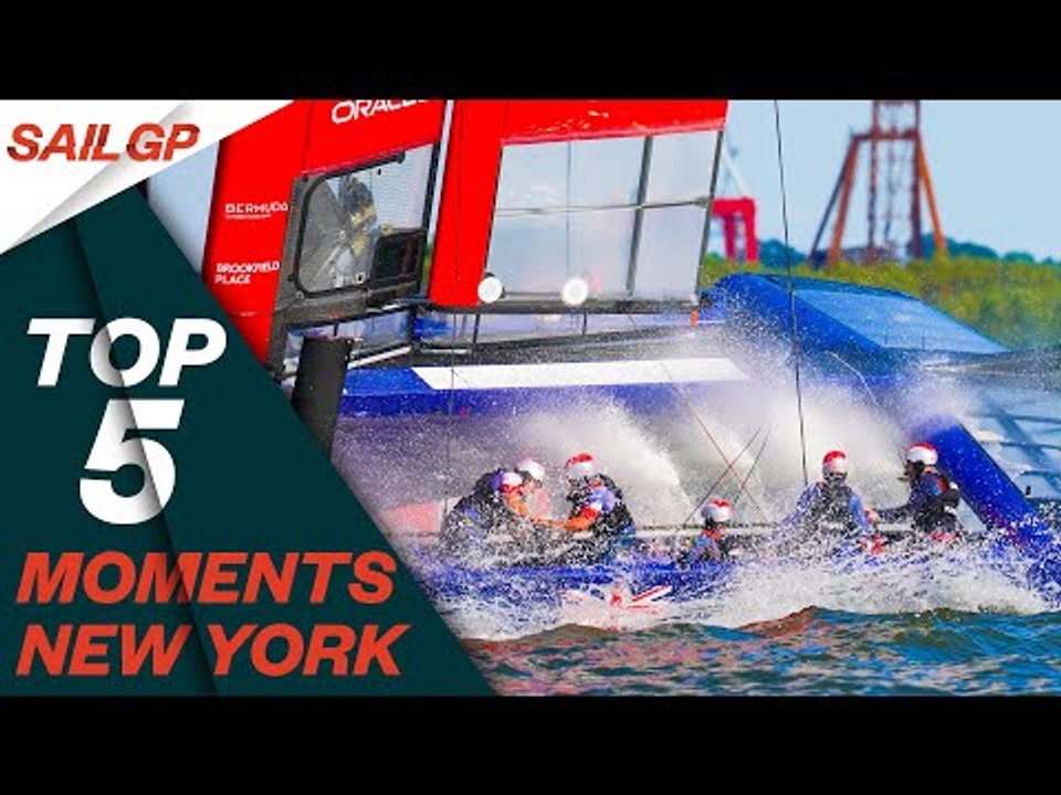 Top 5 Moments From The New York SailGP