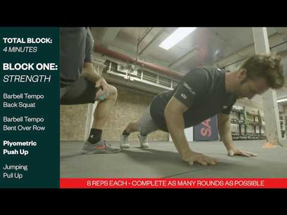 SailGP Workout // Strength // Plyometric Push Up