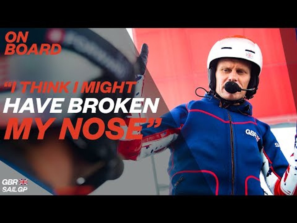 "I Think I Might Have Broken My Nose!" // Get On Board // Great Britain SailGP // Cowes SailGP 2019