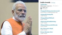 Narendra Modi Birthday Wishes Continue Pour In Twitter|ట్విట్టర్‌లో పోటెత్తిన ప్రధాని మోడీ ఫాలోవర్స్