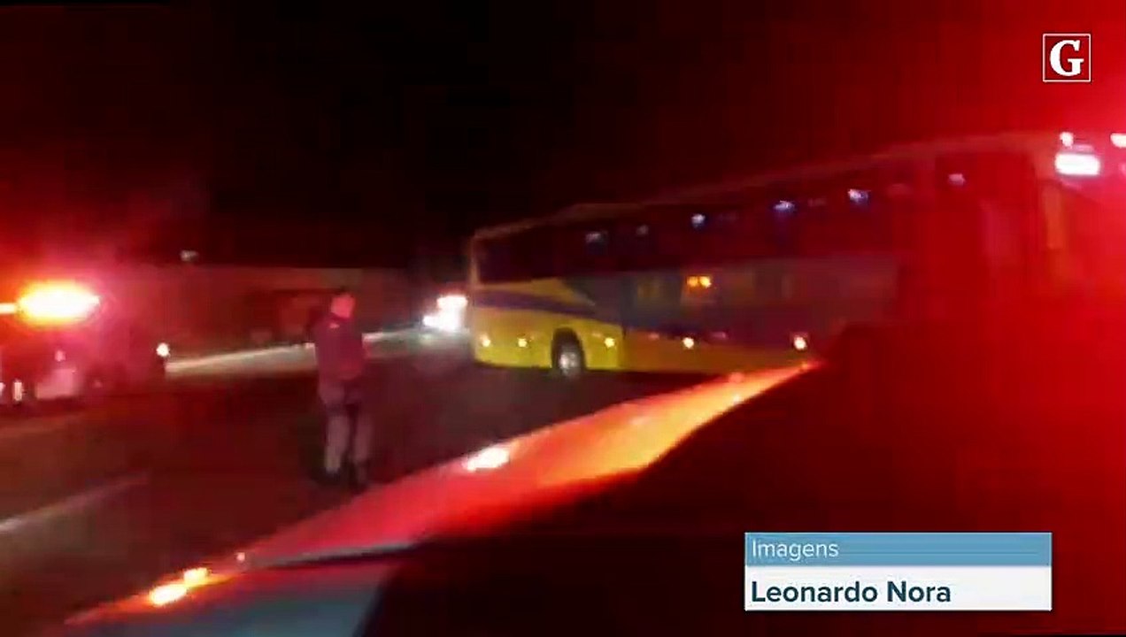 Bandidos cercam ônibus e trocam tiros com a polícia em Vargem Alta