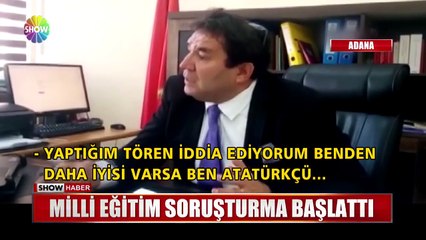 10 Kasım'da göbek atan müdüre iade-i itibar