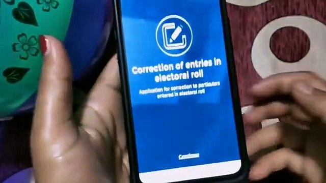 ভোটাৰ কাৰ্ডৰ শুধৰণি আৰু ফটো সলনি প্ৰক্ৰিয়া / voter id correction process in mobile