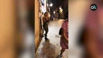 Pelea con palos en las calles de Barcelona