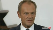Report TV - Tusk: Shqipëria meriton negociatat, ja tre fiksimet e BE-së që duhet të plotësohen