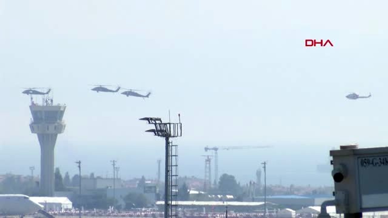 Atatürk havalimanı çevresinde türk yıldızları merakı