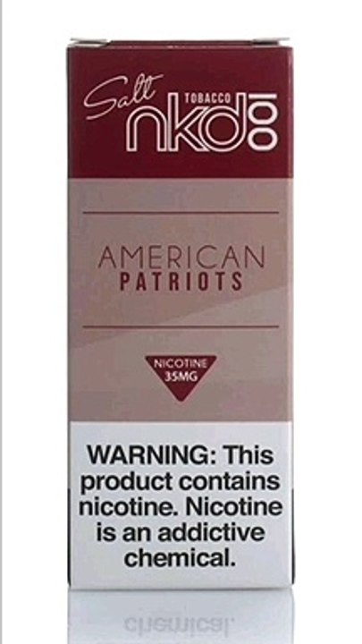 American Patriots by Naked 100 nic salt critical review