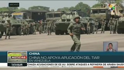 China rechaza activación del TIAR contra Venezuela