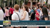 Paraguay: comunidad universitaria exige reprogramación presupuestaria