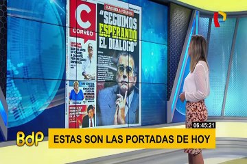 Estas son las principales portadas de diarios de este martes 17