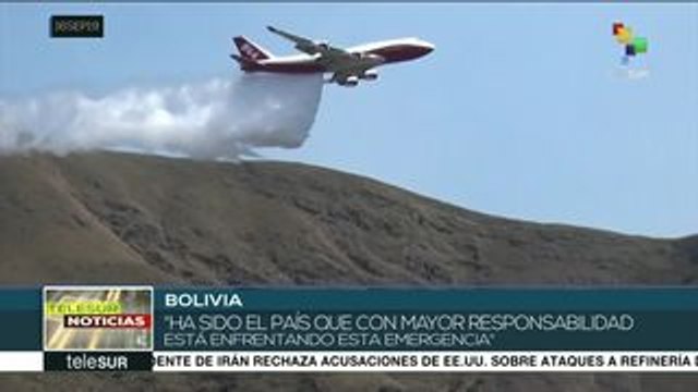 Bolivia establece alianzas internacionales para combatir incendios