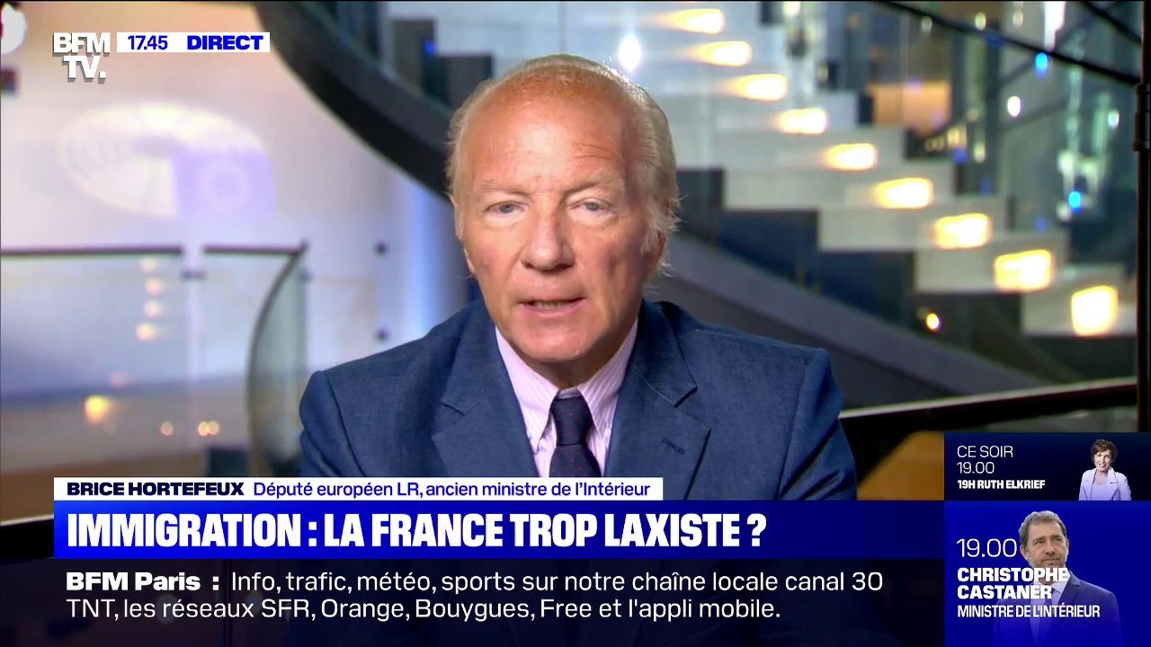 Immigration: "Le président a raison de vouloir organiser un débat", déclare Brice Hortefeux (LR)