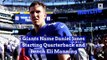 Giants Name Daniel Jones Starting Quarterback and Bench Eli Manning