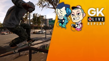 [GK Live Replay] Un suppo et ollie avec Pipo et Noddus sur Session, le jeu hommage à Skate