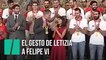 El gesto de Letizia a Felipe VI en plena celebración