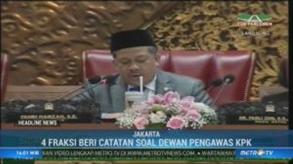 289 Legislator Hadiri Paripurna Revisi UU KPK