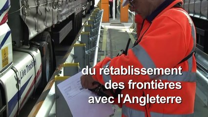 Test de contrôle douanier post-Brexit au tunnel sous la Manche 2