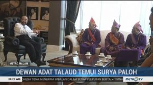 Dewan Adat Talaud Temui Surya Paloh Bahas Polemik Pelantikan Bupati Terpilih