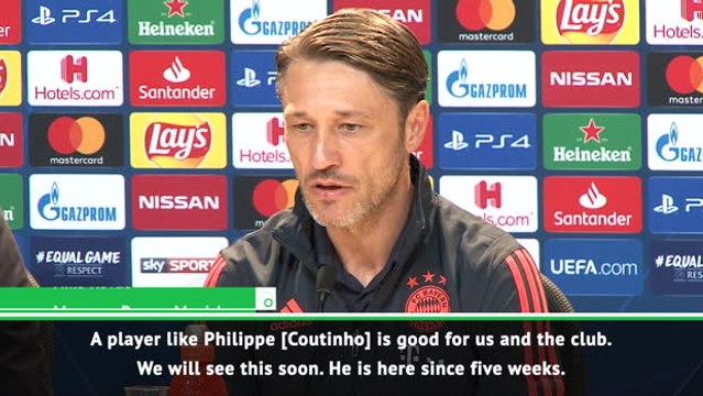 Kovac backs Coutinho to impress