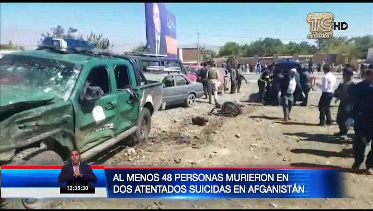 48 personas murieron en dos atentados suicidas en Afganitán