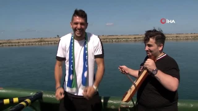 Çaykur Rizespor'un Yunanlı futbolcusu Chatziisaias Rize'ye çabuk alıştı