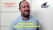 Hockey sur glace Interview Eric Sarliève 2019-09-14 Coach des Sangliers Arvernes de Clermont-Ferrand,