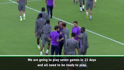 Tải video: Pochettino challenges Tottenham players ahead of busy month