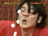 Japanese gamenshow - marshmallow eating