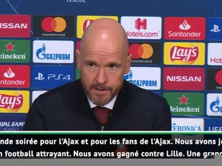 Groupe H - Ten Hag : "Grande soirée pour l'Ajax"