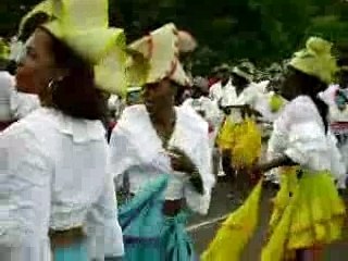 Carnaval de la guadeloupe, parade de petit-bourg.