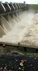 Rain with the damn. It is incredible engineering and support life