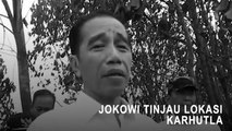 Jokowi Tinjau Langsung Lokasi Karhutla