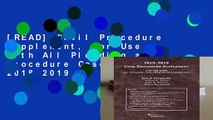 [READ] Civil Procedure Supplement, for Use with All Pleading and Procedure Casebooks, 2018-2019