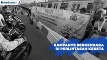 Kampanye Aman Berkendara di Perlintasan Kereta Api