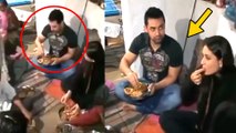 Kareena Kapoor Aamir Khan Sit On Floor And Eat Food In A Village | 3 Idiots | THROWBACK