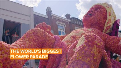 This Dutch parade takes flower power to the next level
