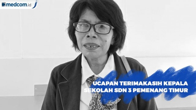 Gedung Sekolah Baru, Kepala Sekolah SDN 3 Pemenang Timur Ucapkan Terima Kasih