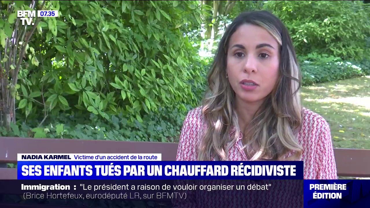 "La voiture a quitté la route et est venue en choc frontal sur notre voie." Cette mère de famille raconte l'accident de la route qui a coûté la vie à ses deux enfants