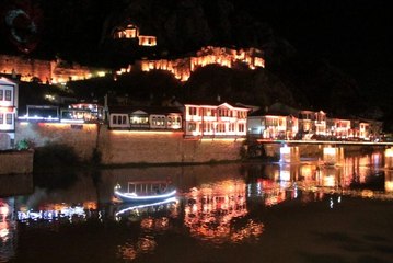 Amasya turuncuya büründü