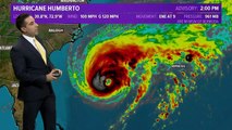 L'ouragan Humberto est devenu hier soir un ouragan 