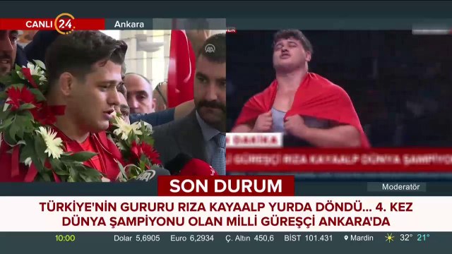 Rıza Kayaalp yurda döndü